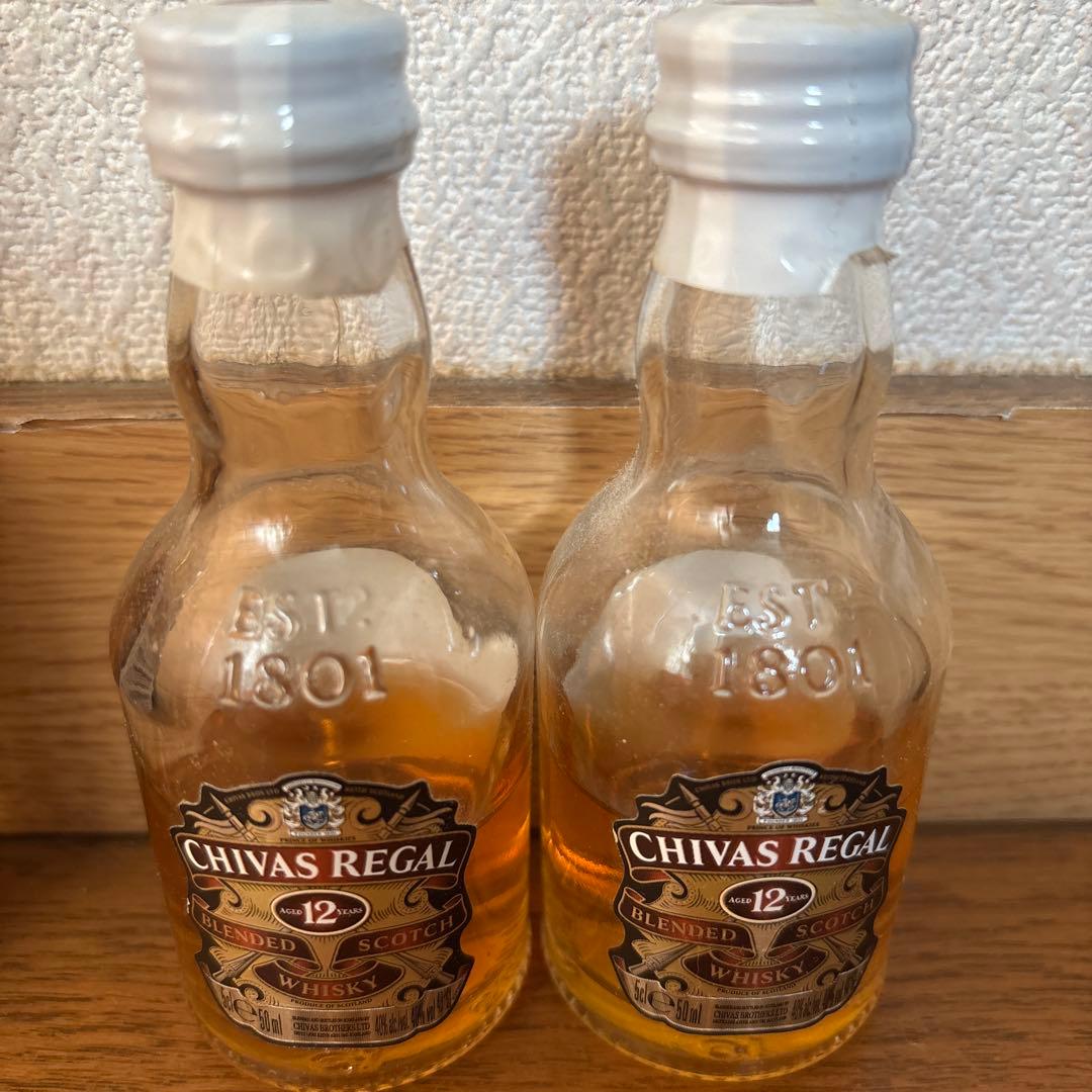 ミニボトル8本　山崎12年・ジャックダニエル・シーバスリーガル12年セット