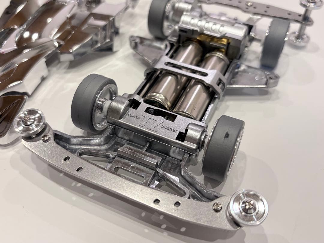 ミニ四駆　フル金属シャーシ　サイクロンマグナム