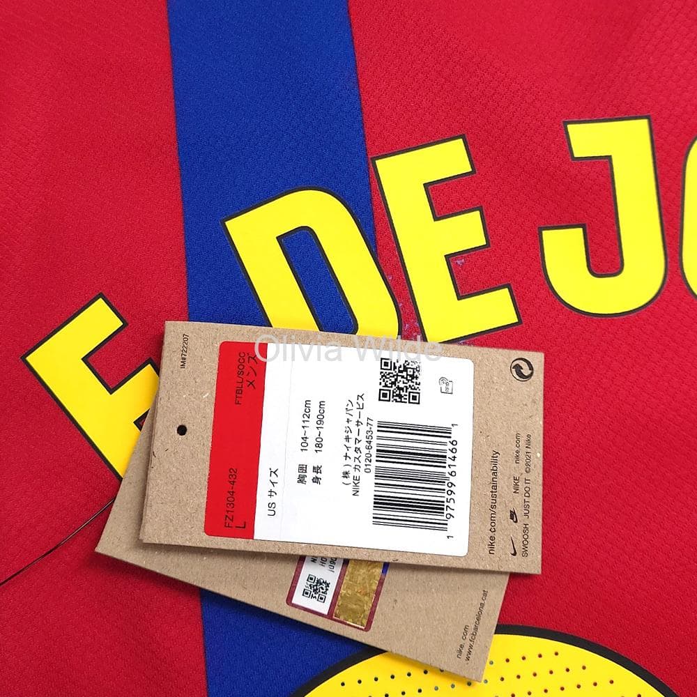 [正規品] FCバルセロナ ユニフォーム 25-26 #21 F.DE JONG