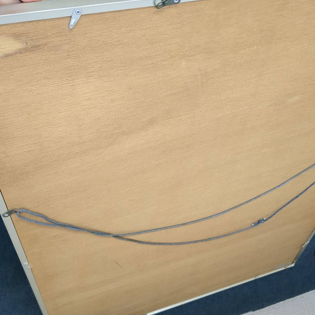 船の絵画 サイン入り