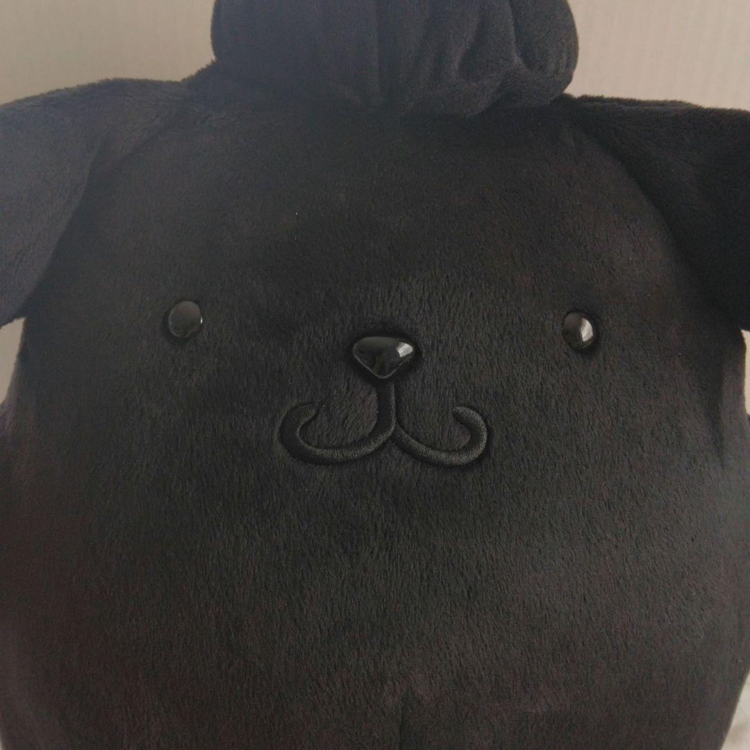 ナムコ限定　ポムポムプリン　わくわくブラックフライデー　BIGぬいぐるみ　黒