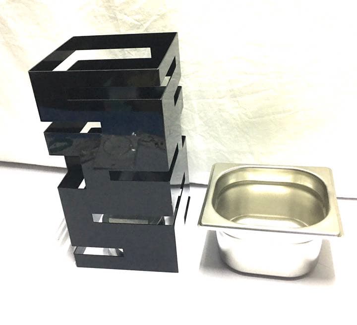 ブッフェスタンド(マットブラック)&ホテルパン2点セット