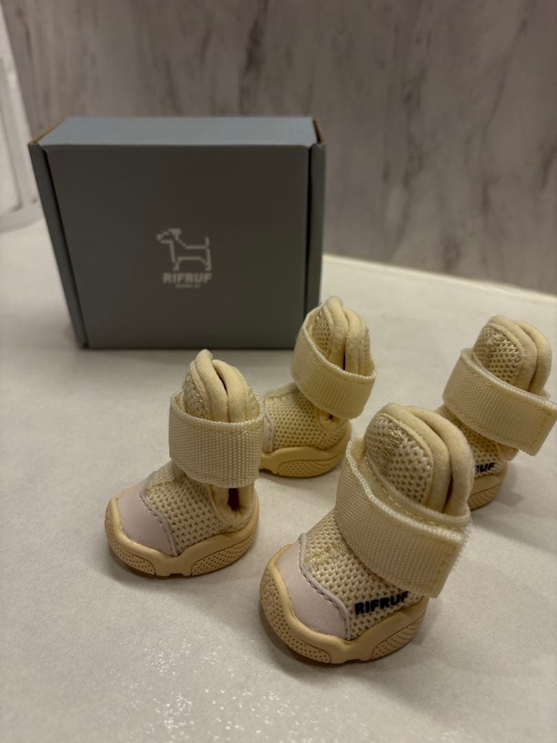 RIFRUF ドッグシューズ ベージュ 0