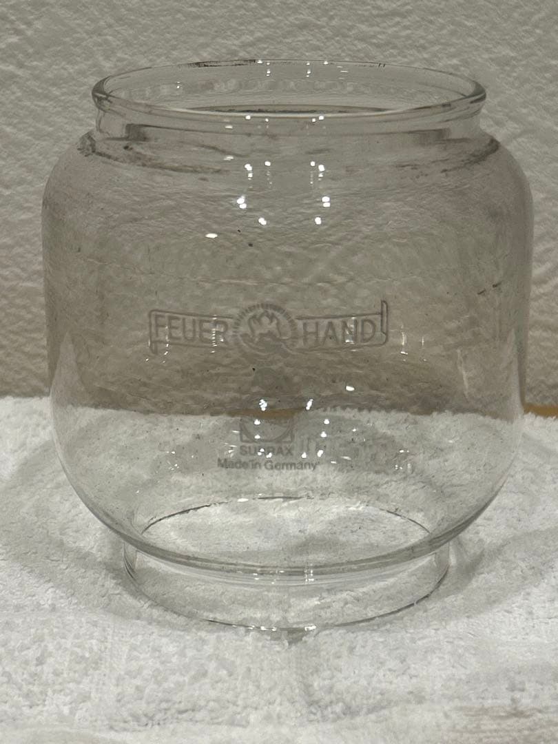 希少☆ヴィンテージ　フュアーハンドランタン　青ホヤ　純正品