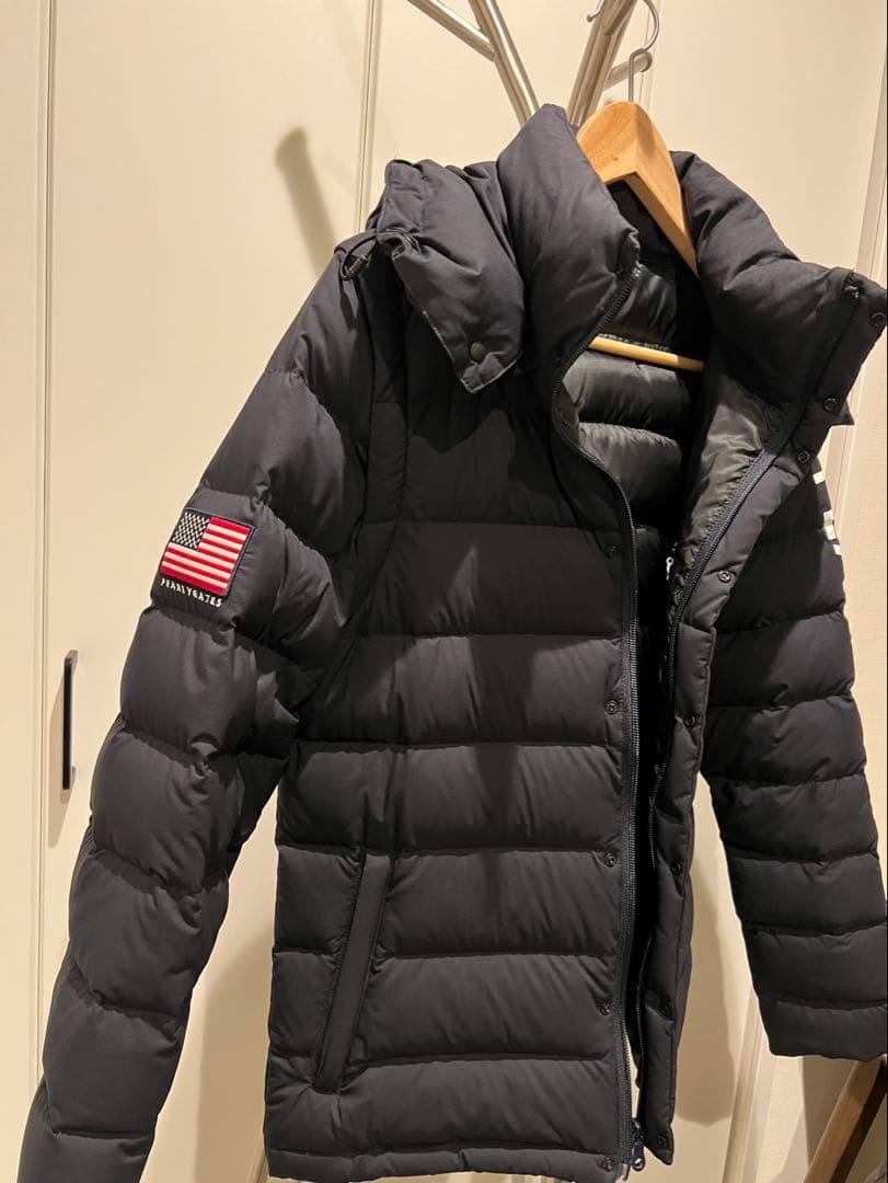 PEARLY GATES フード付きダウンジャケット ネイビー　サイズ4