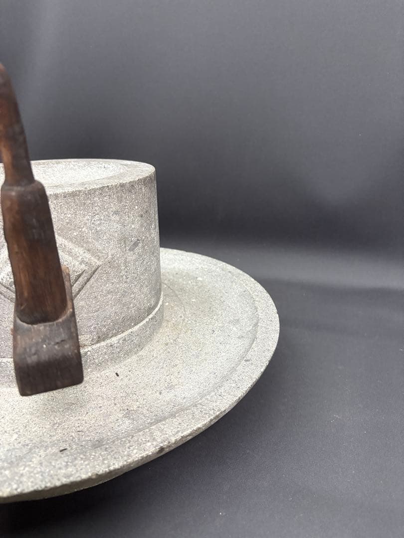 古民具　石臼　粉挽　蕎麦　茶道具