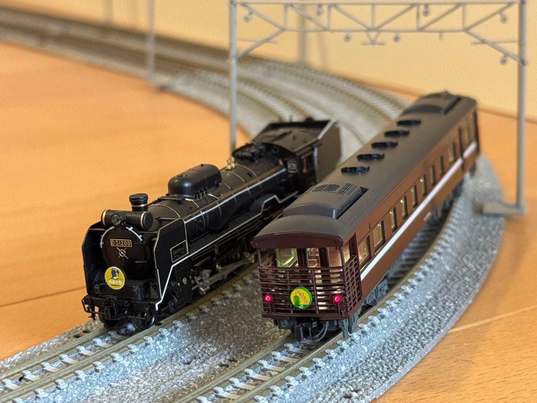 【全車室内灯】KATO 10-1499 D51 200＋35系SL「やまぐち」号