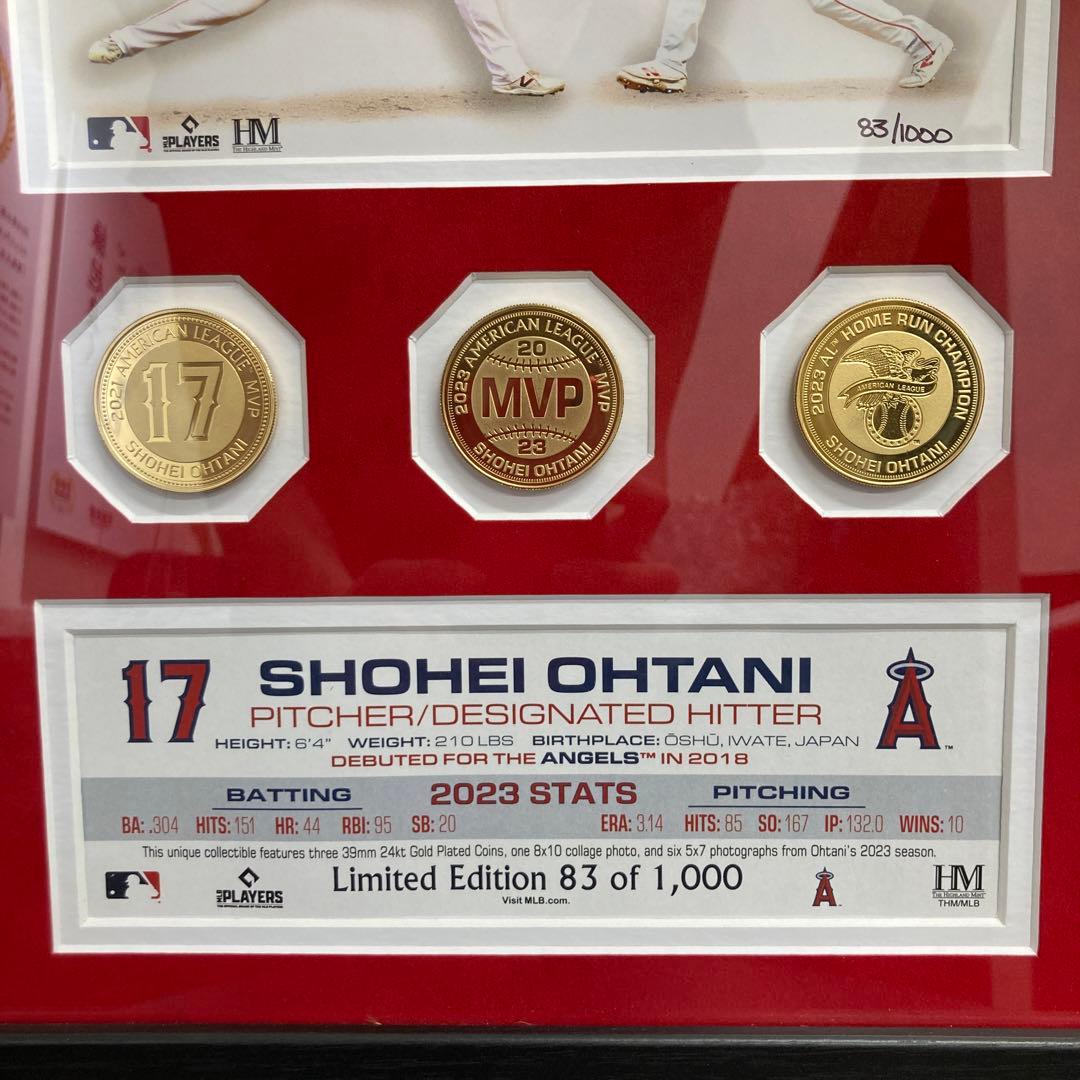 大谷翔平 2023 MVP受賞プレミアムMEGAフォトミント 記念ボード