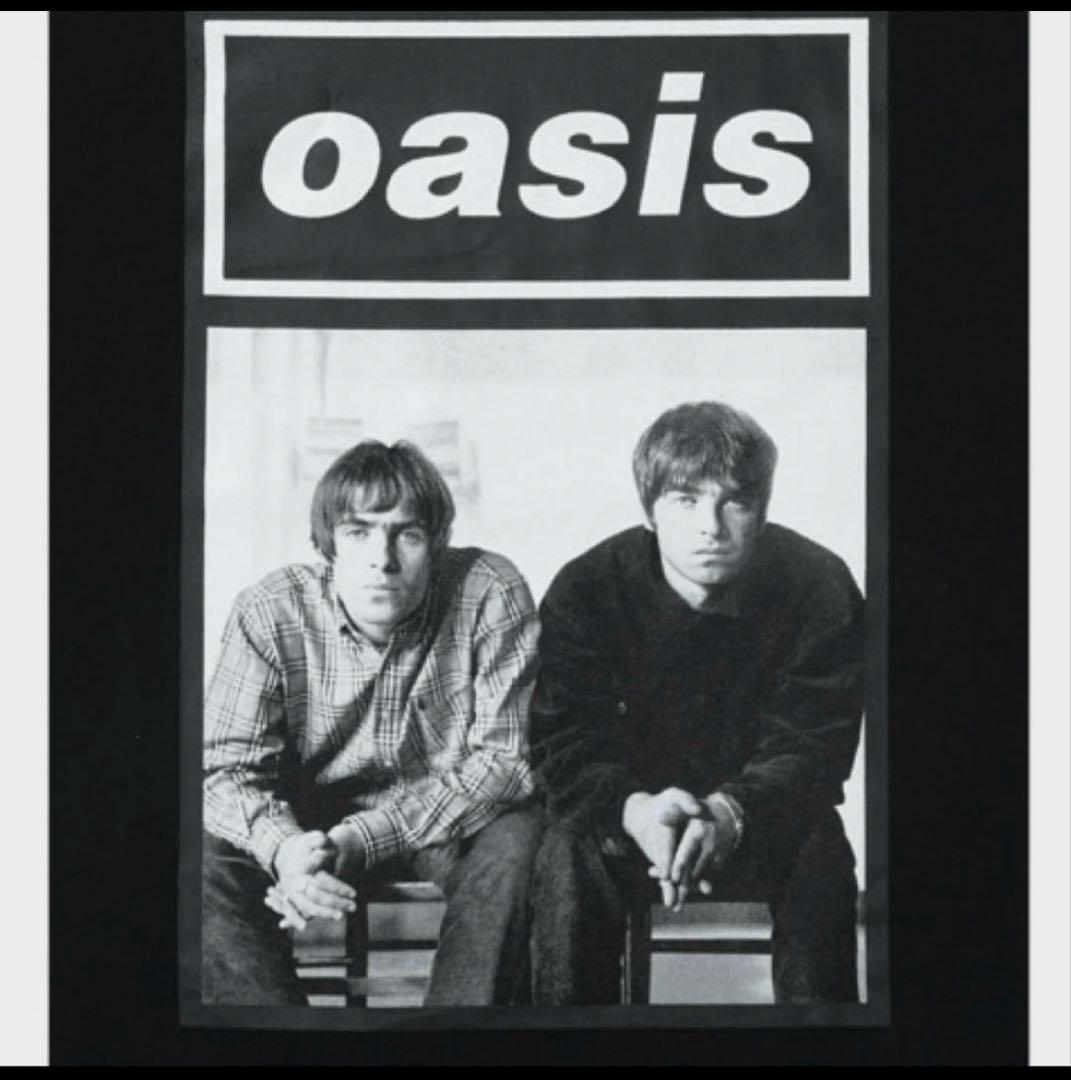 オアシス公式 oasis live '25 東京公演Tシャツ モノクロ L