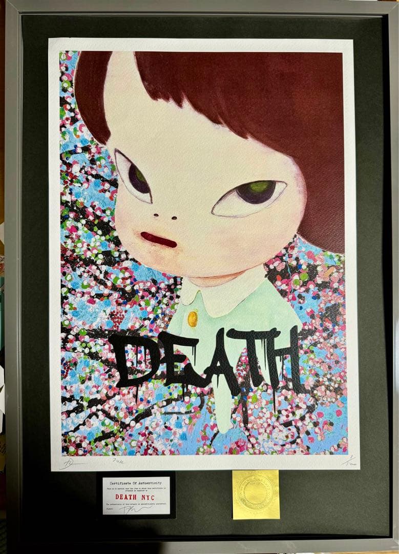 DEATH NYC 世界限定100枚 アートポスター　奈良美智