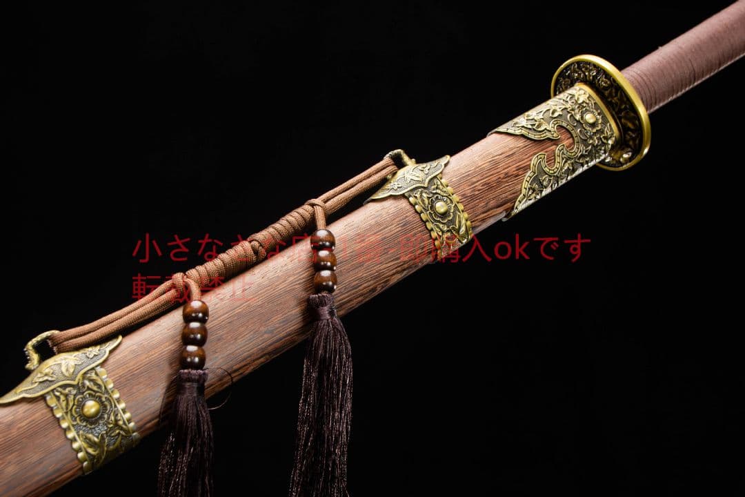 高マンガン鋼両手シフォン 古兵器 武具 刀装具 日本刀 模造刀 居合刀