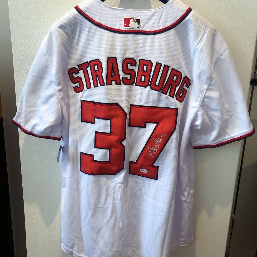 MLBスティーブン・ストラスバーグ　直筆サイン入りユニフォーム