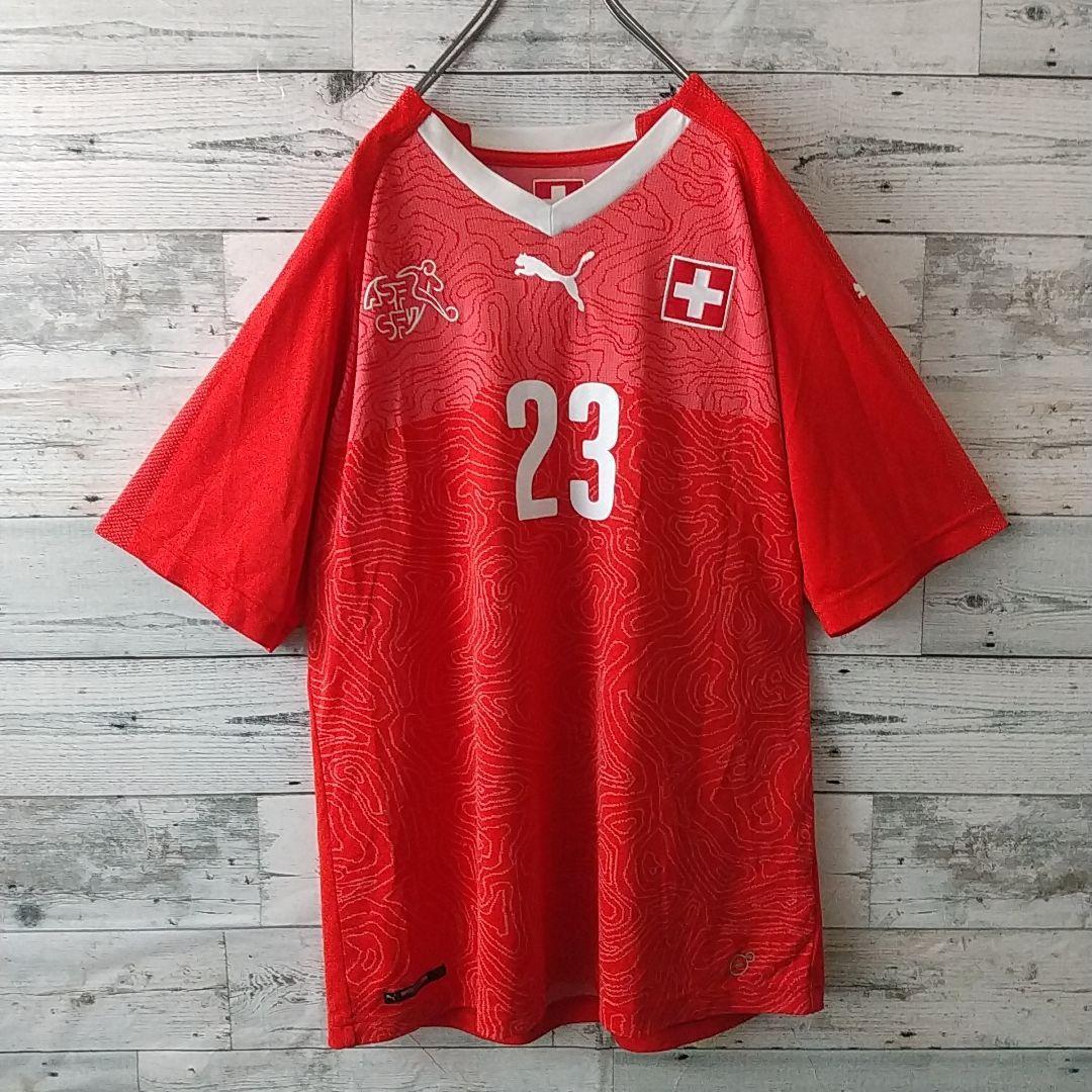 人気☆プーマ スイス代表 2018 シャキリ ゲームシャツ L