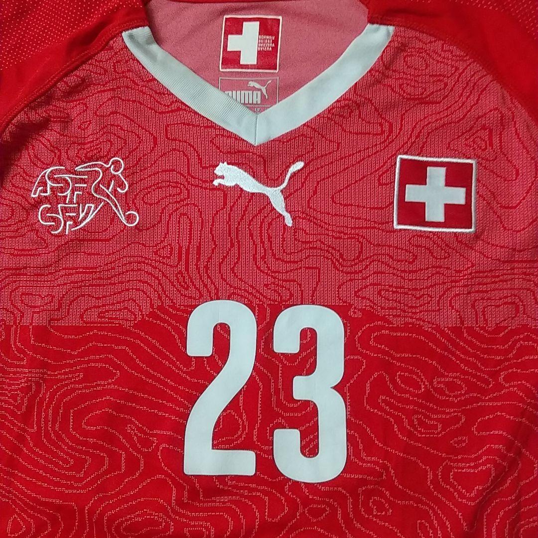 人気☆プーマ スイス代表 2018 シャキリ ゲームシャツ L