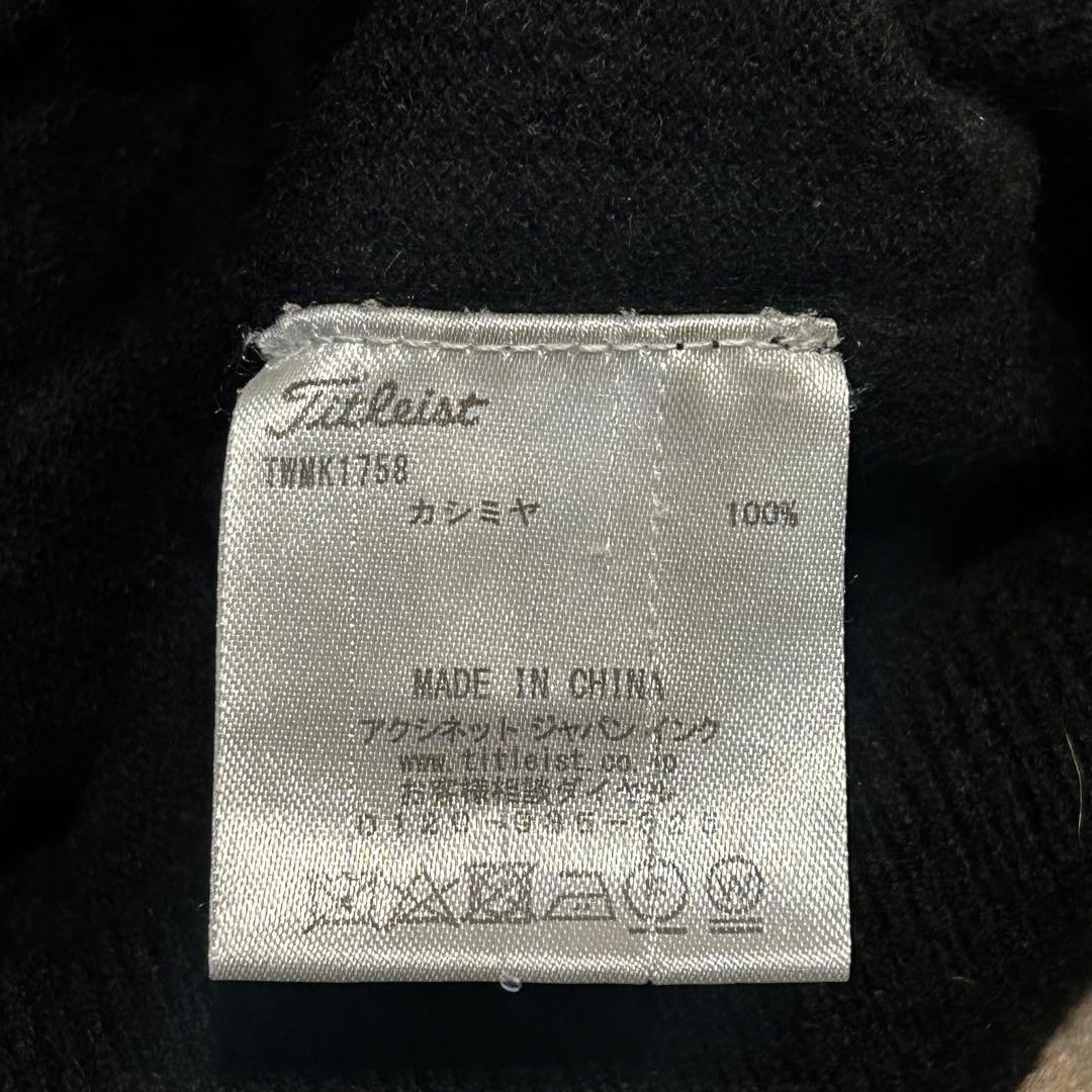 トリプルスター Titleist メンズ カシミヤ 長袖 Vネック