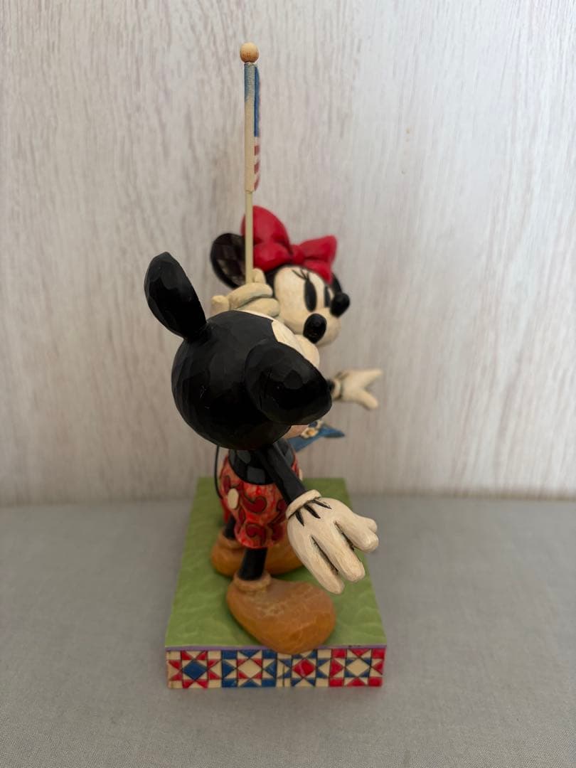 Disney Traditions ジムショア　ミッキー＆ミニー　星条旗