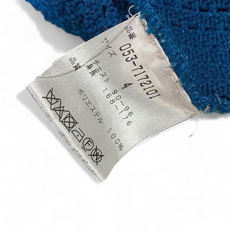 PEARLY GATES パーリーゲイツ ニット ジップ ジャケット ブルー 4