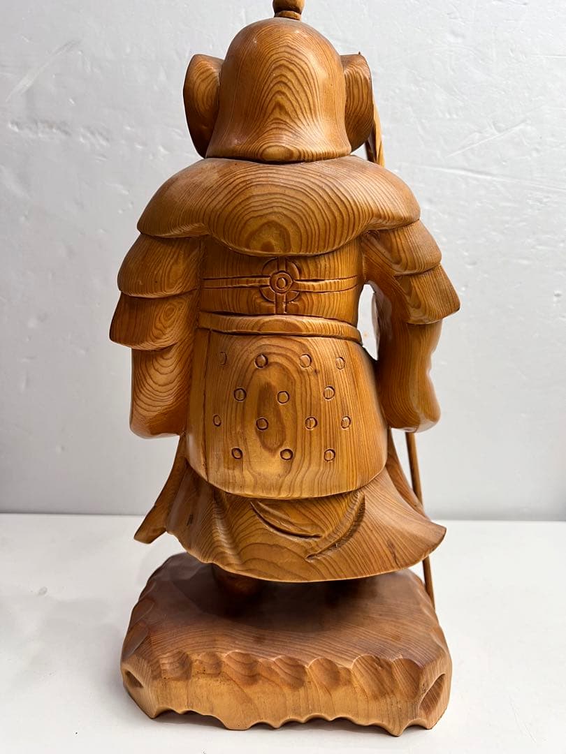 毘沙門天 木曽桧 木彫り 仏像 日本仏師作品