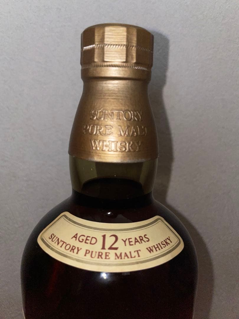 山崎12年、ピュアモルトウイスキー、向獅子、古酒、バーコード無し
