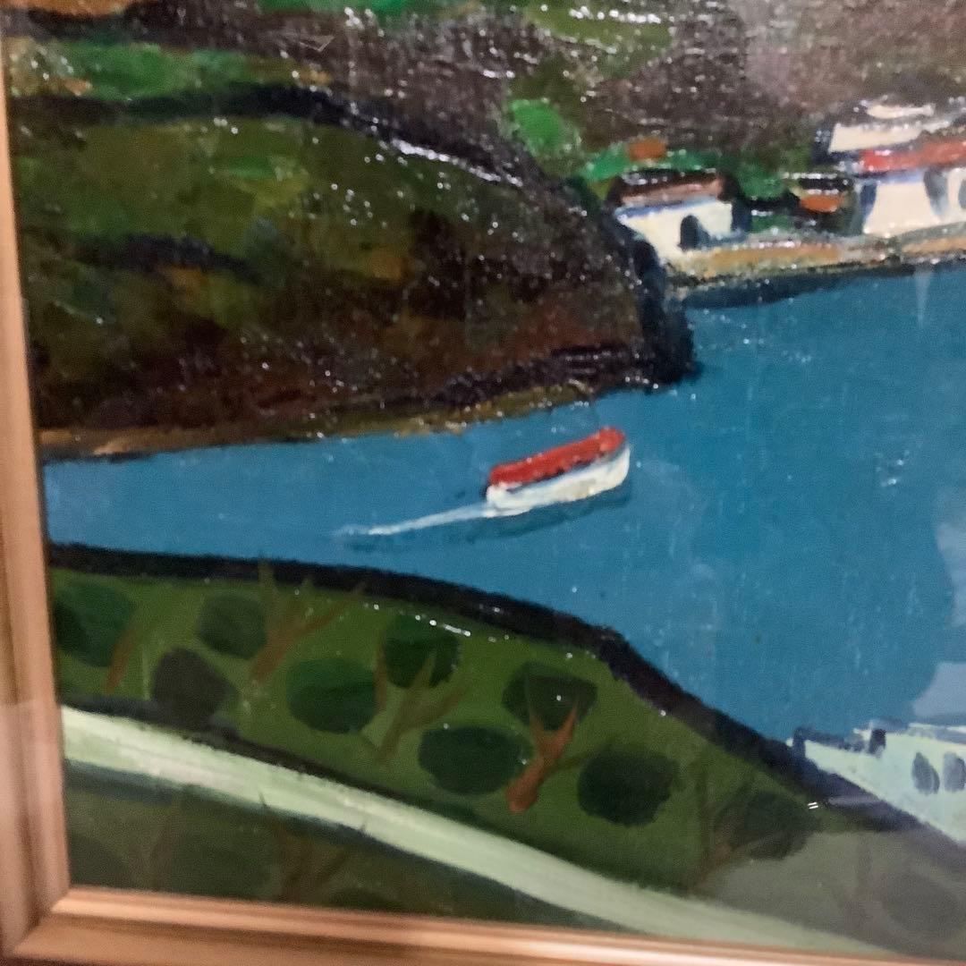 tanpopoさん専用 松田茂　箱根富士　油彩　美術年鑑掲載作家　額縁