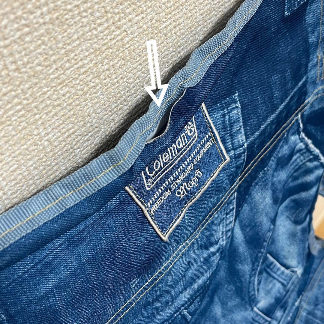 【廃盤】Coleman デニム風 コンパクト リゾートチェア ２脚セット イス