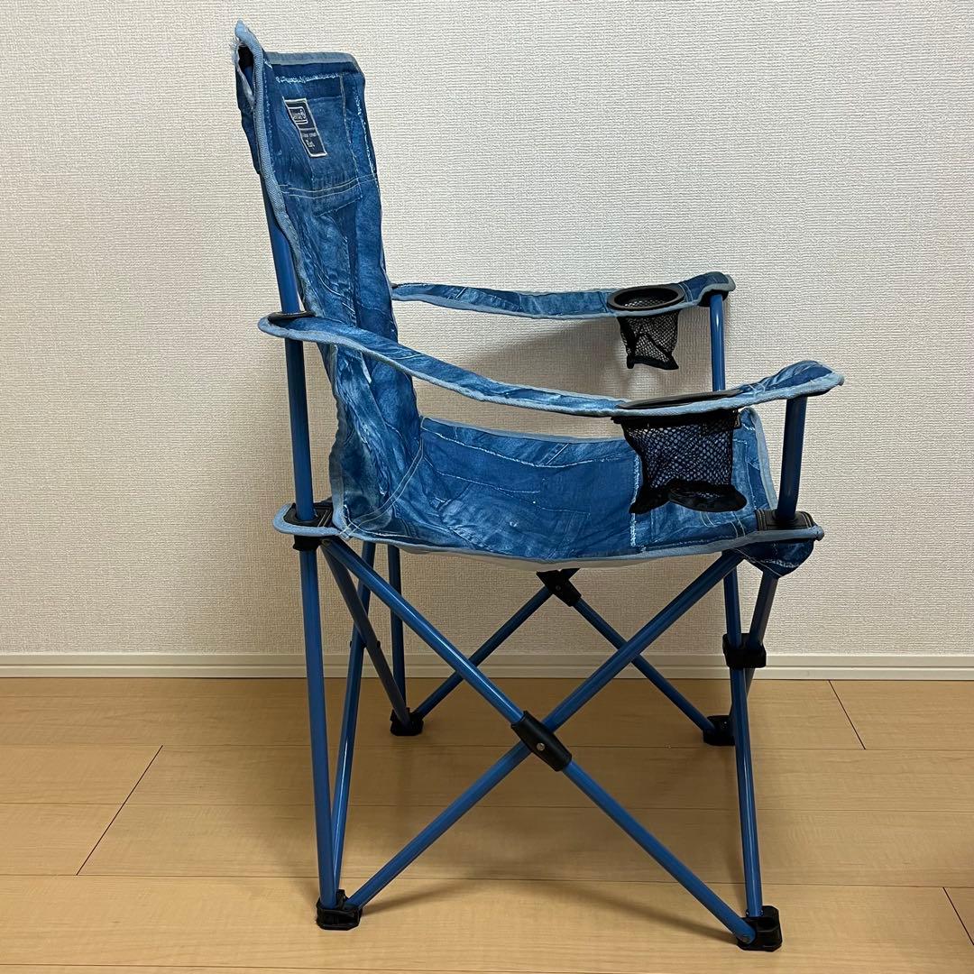 【廃盤】Coleman デニム風 コンパクト リゾートチェア ２脚セット イス