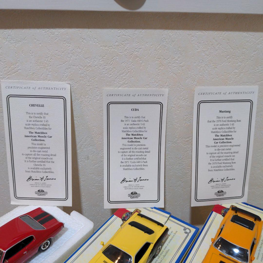 1996 マッチボックスコレクタブル 3台セット ☆マッチボックス最上位モデル☆