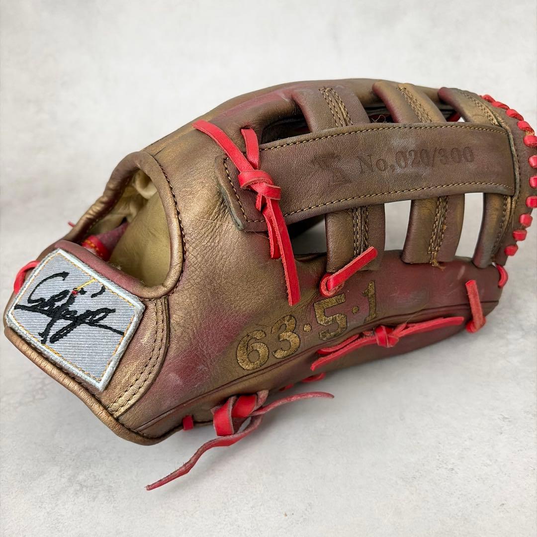 【希少✨】新庄剛志　引退記念　メモリアルグローブ　シリアル有り　限定300個