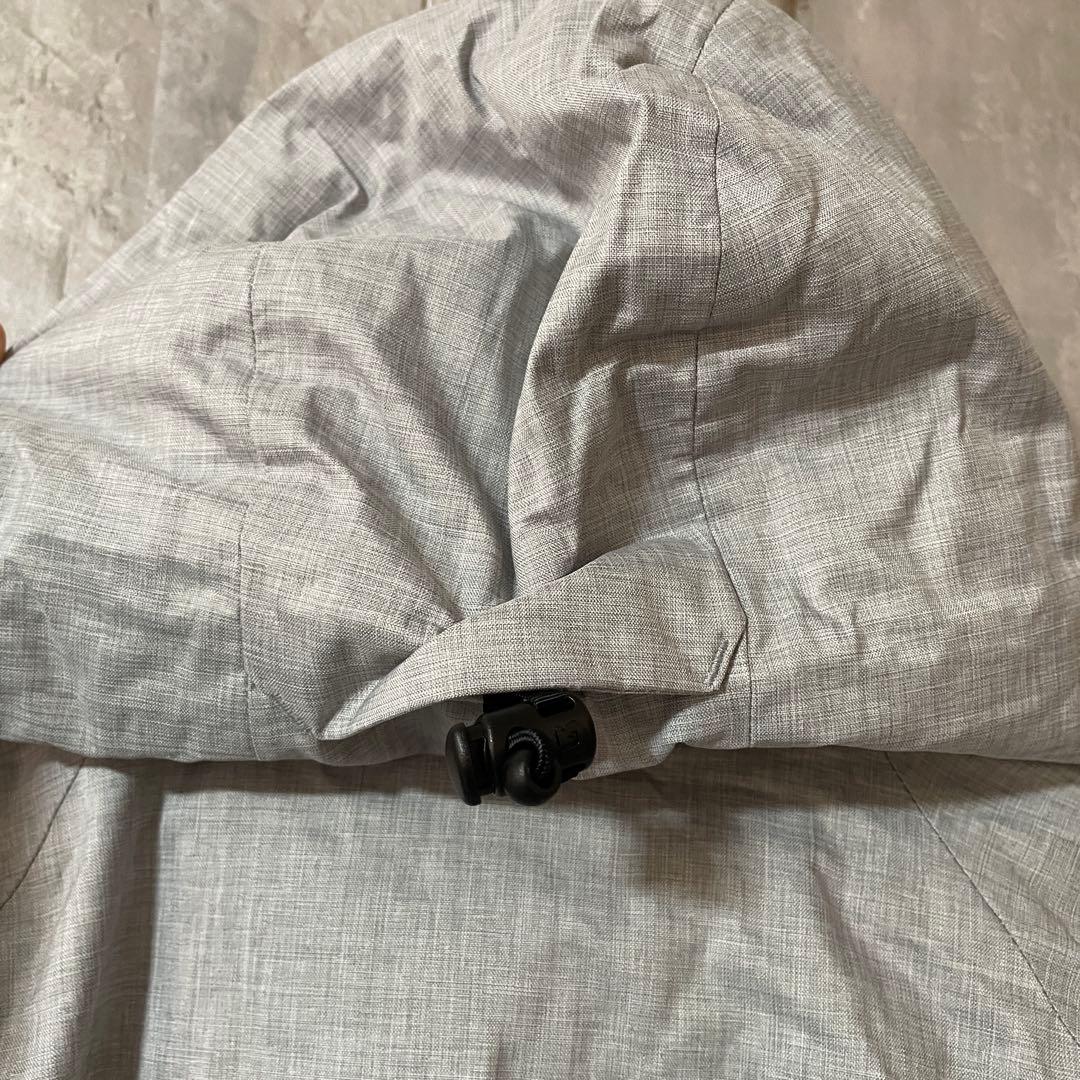 Burtonバートンスキーウェアスノーボードジャケットパーカーフード付白ホワイト