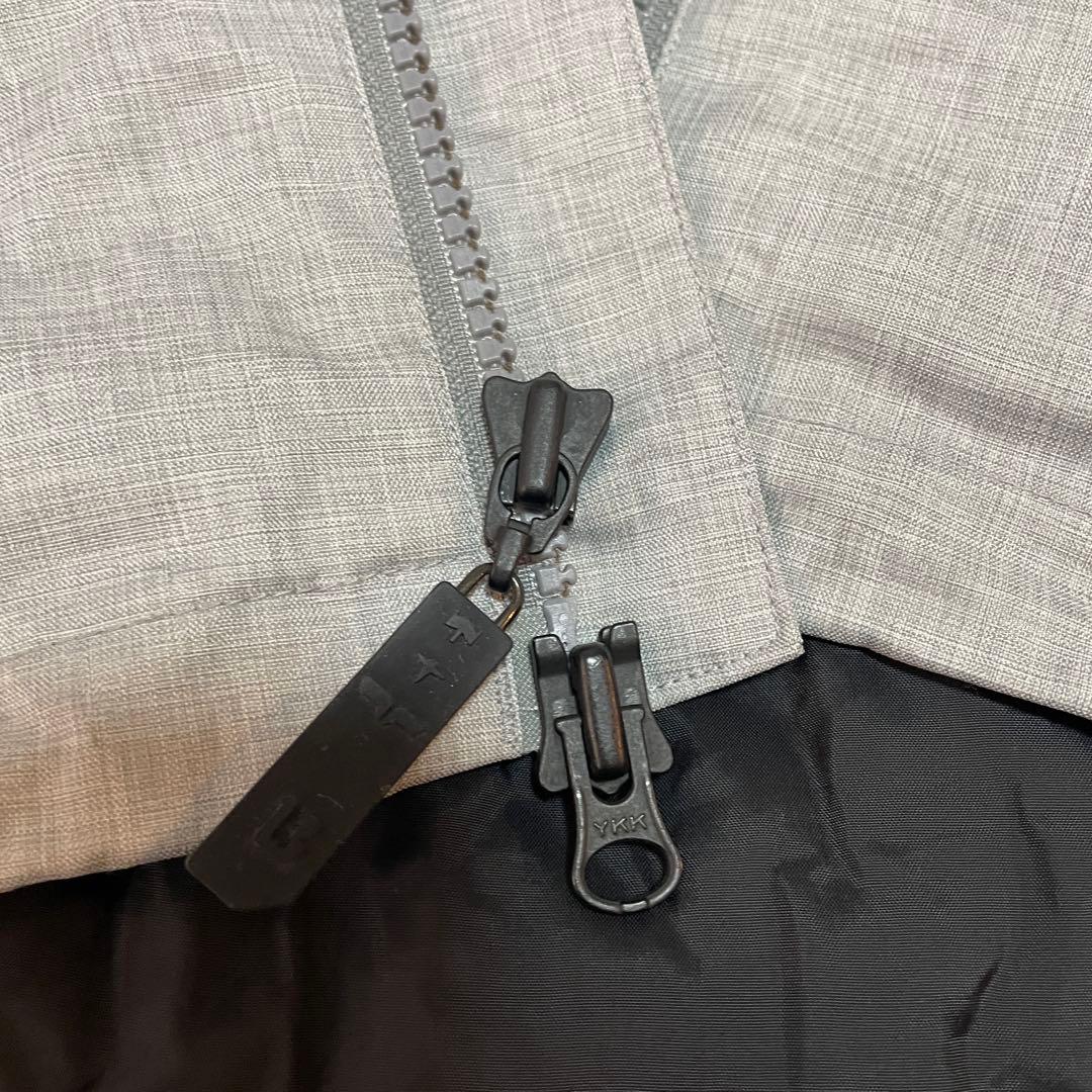 Burtonバートンスキーウェアスノーボードジャケットパーカーフード付白ホワイト