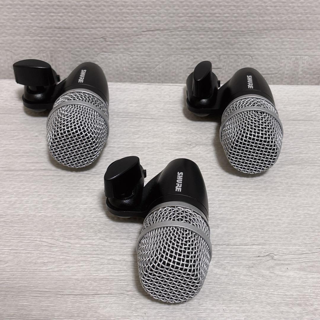SHURE ドラム用マイクセット PGDMK4 PG52 1本PG56 3本