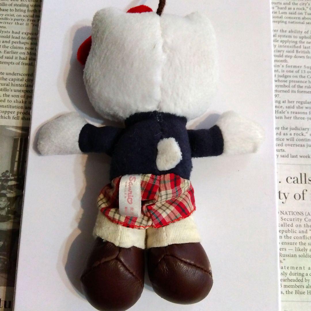 早い者勝ち！3分で売れた　レトロ足長キティ　手がマジックテープ