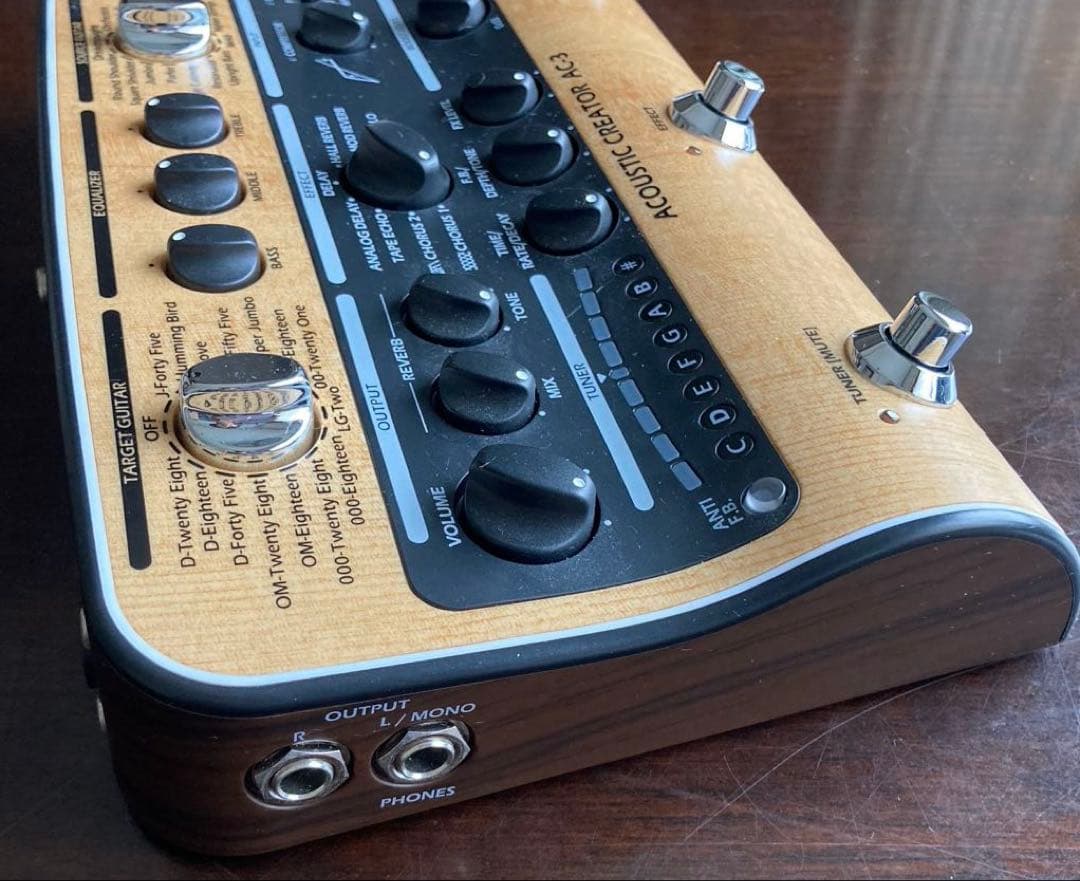 ZOOM AC-3 CREATOR アコースティックギター用エフェクター