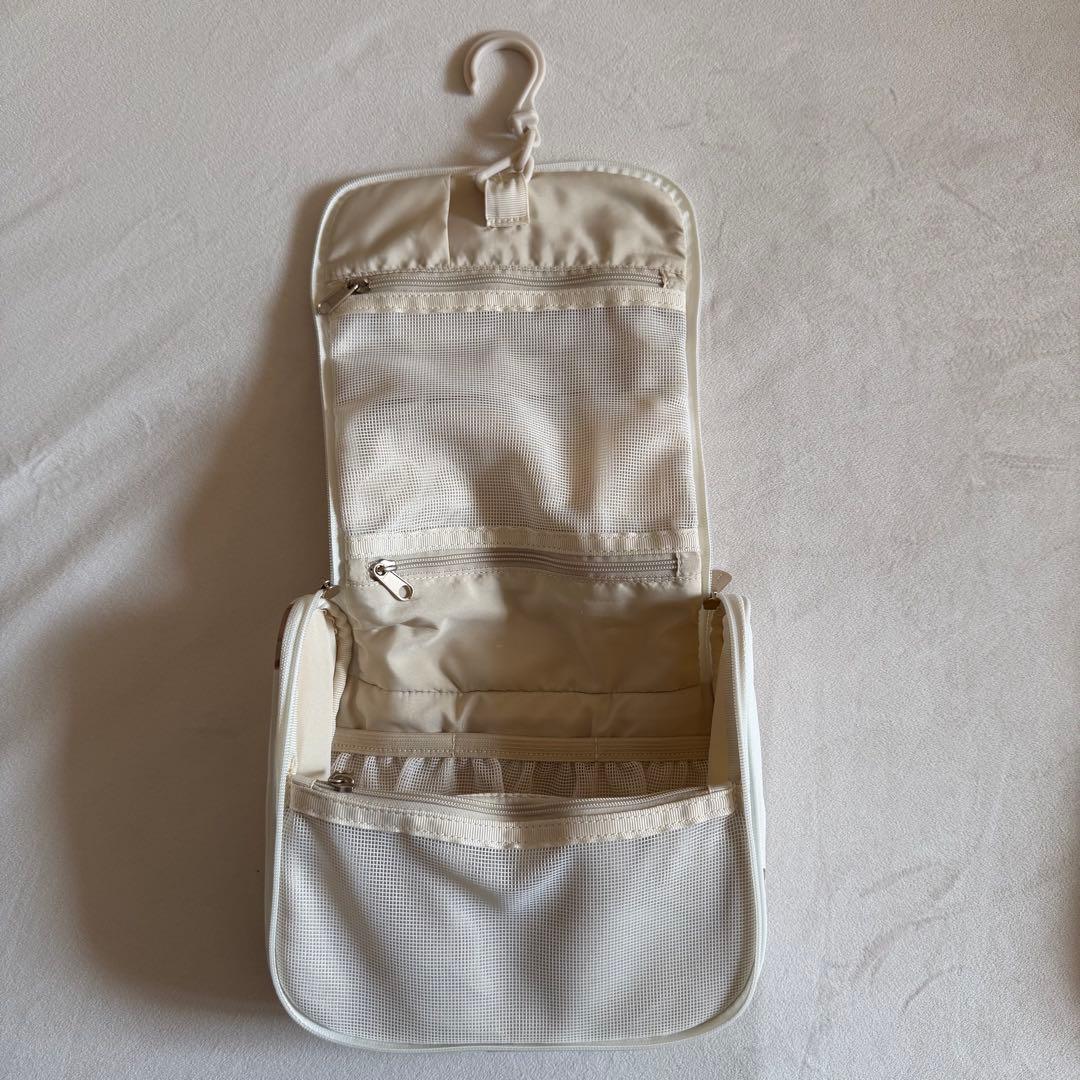 ジェラートピケ　トラベルポーチ3点セット