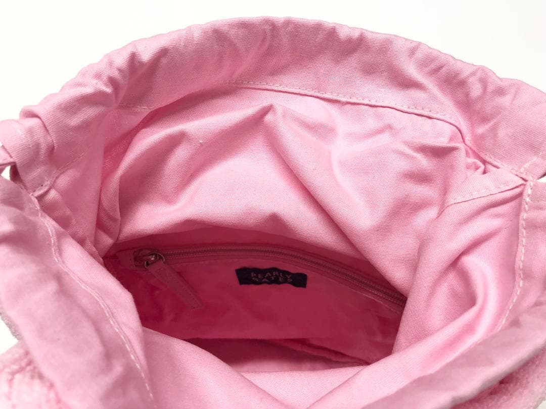 ○★新品未使用　PEARLY GATES　パイルカートバッグ　ピンク系