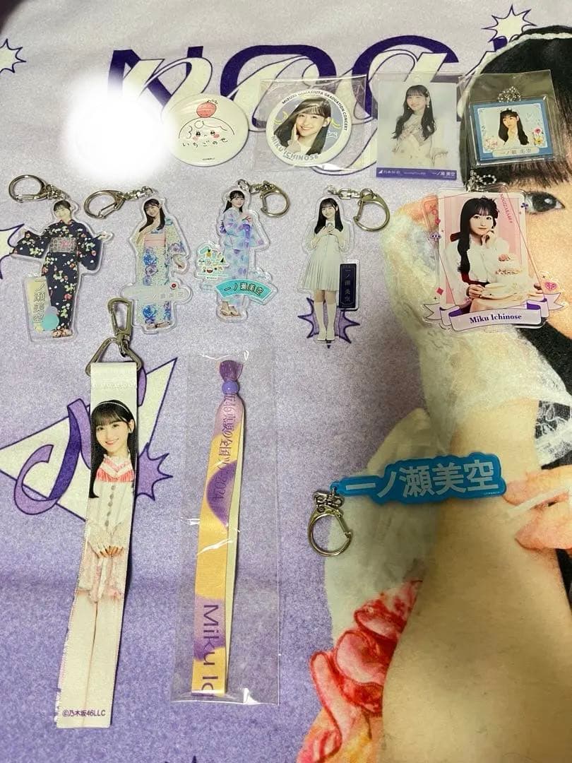 乃木坂46 一ノ瀬美空 グッズ 缶バッジ、アクスタ まとめ売り 4枚分