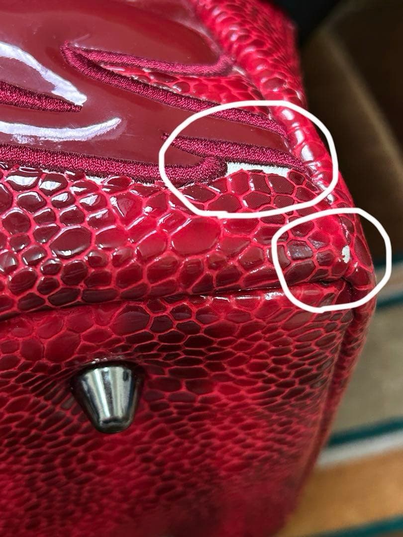 ダンスウィズドラゴン　ボストンバックショルダー付レッド