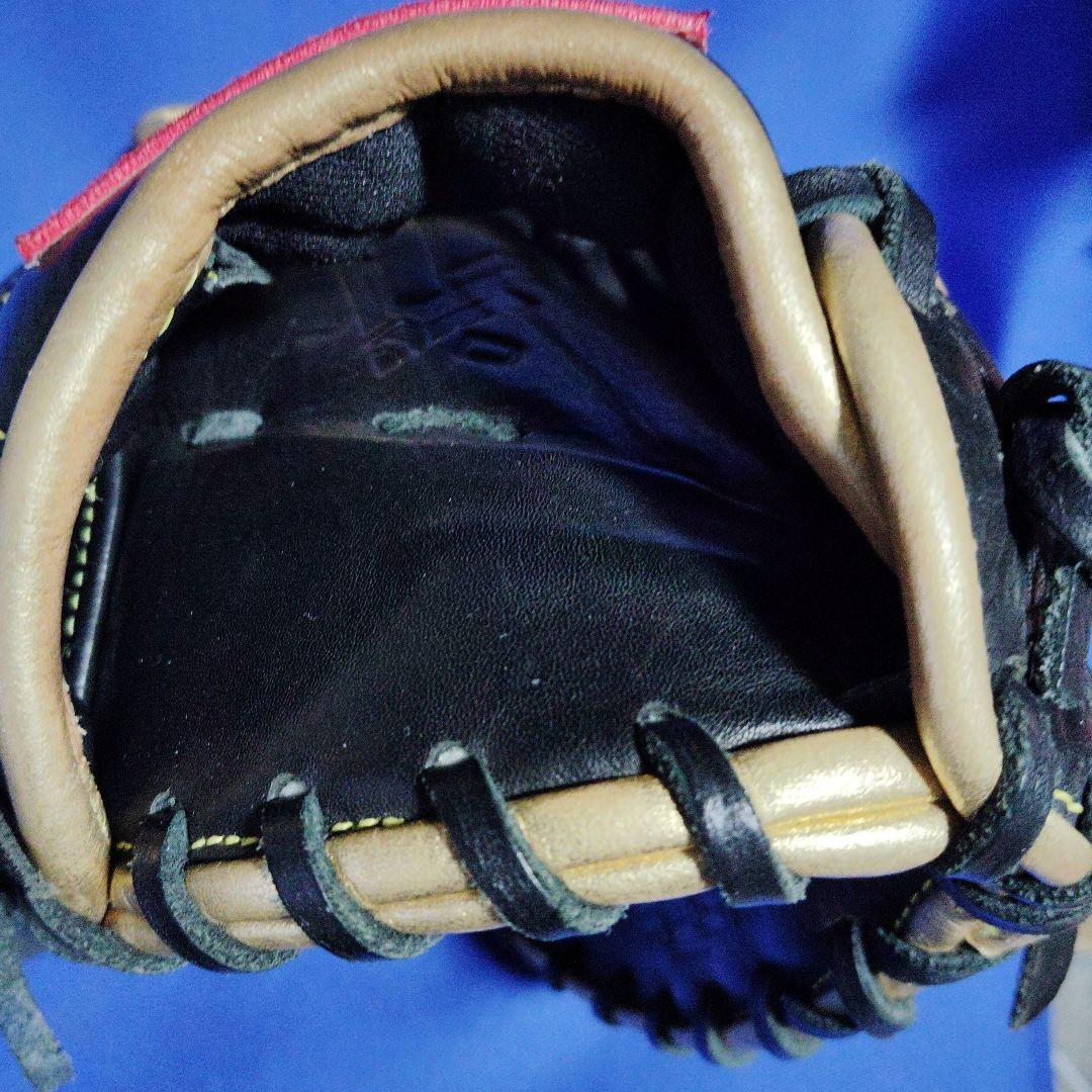ローリングス軟式ファーストミット　黒✕ゴールド