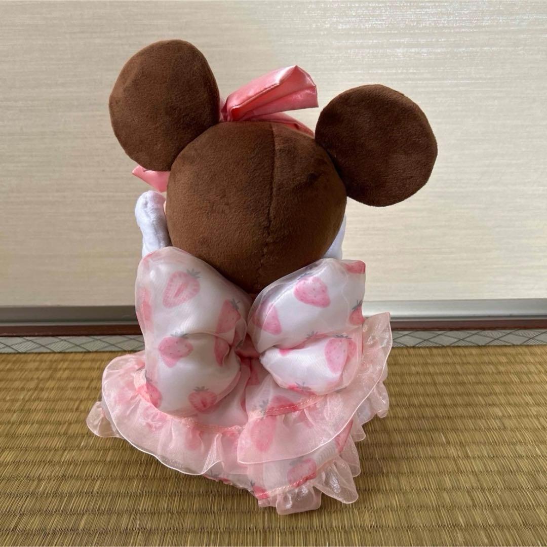 ディズニーストア いちご ストロベリーコレクション ミニー ぬいぐるみ