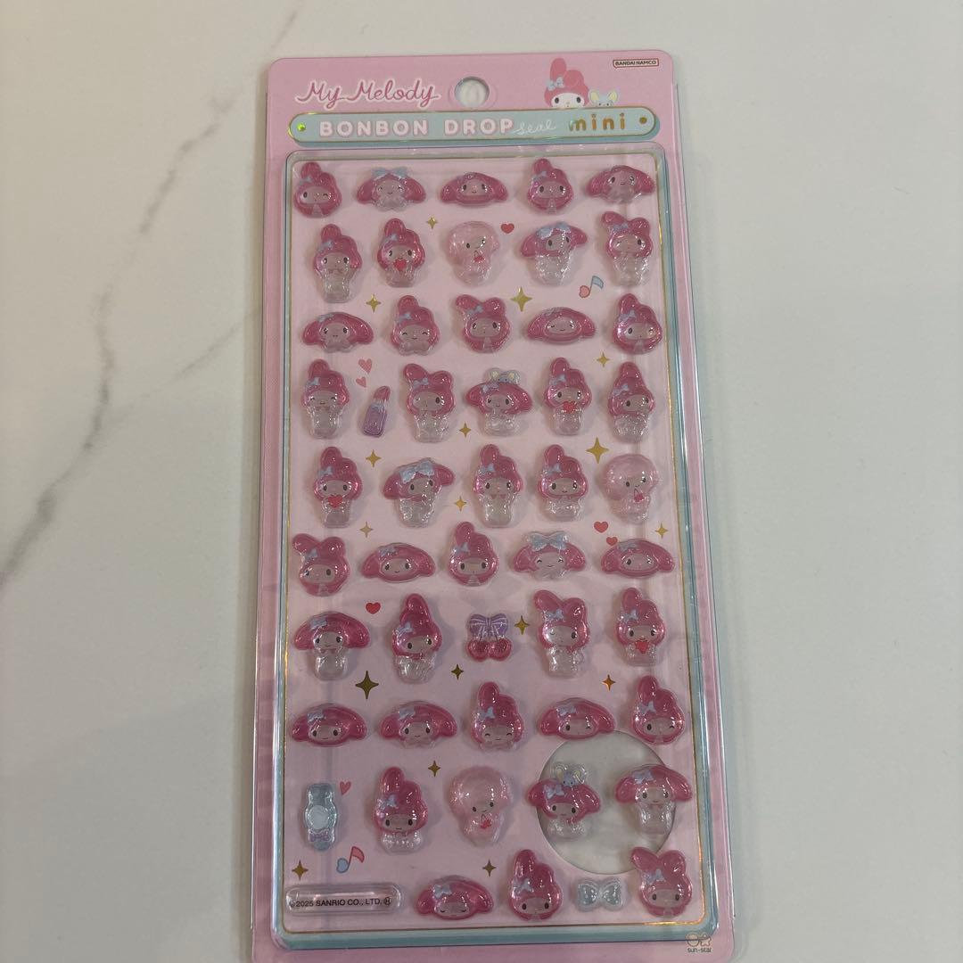 お値下げ中！正規品サンリオボンボンドロップシール全種 mini全種