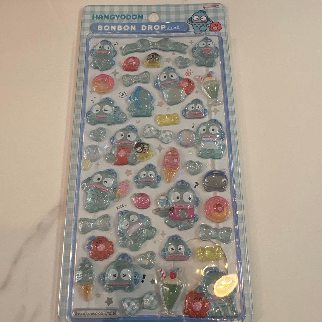 お値下げ中！正規品サンリオボンボンドロップシール全種 mini全種