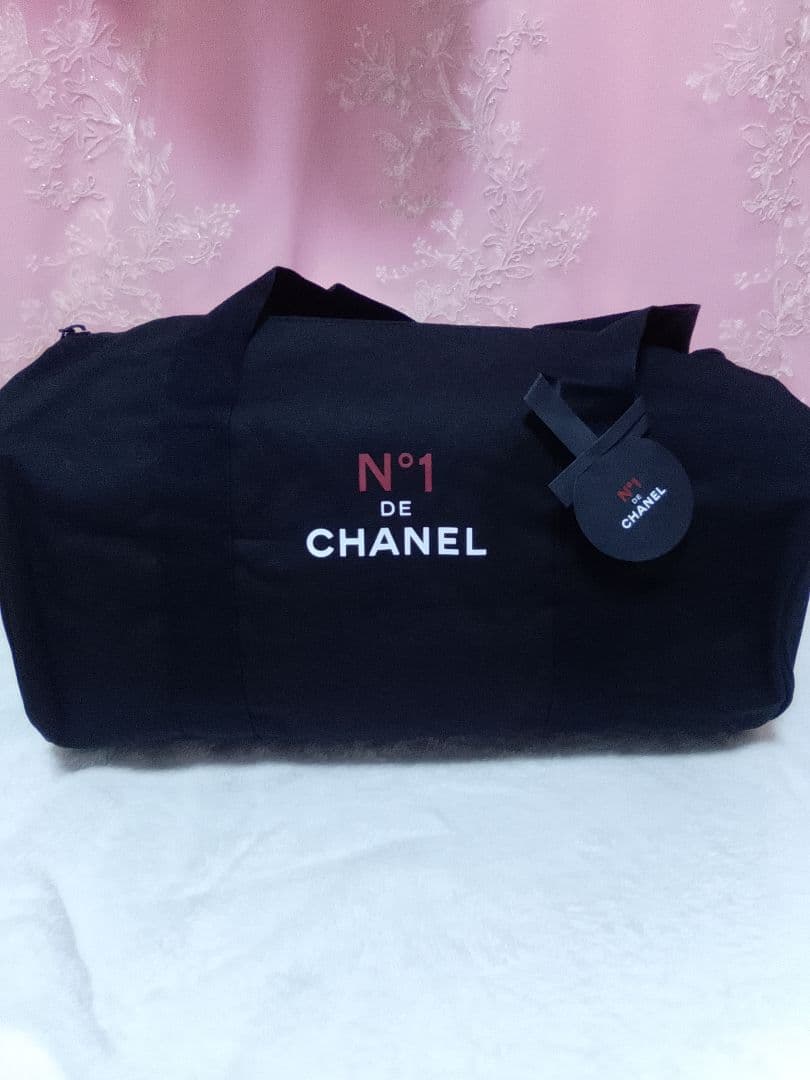 CHANEL ノベルティ N°1 DE CHANEL 黒 ボストンバッグ