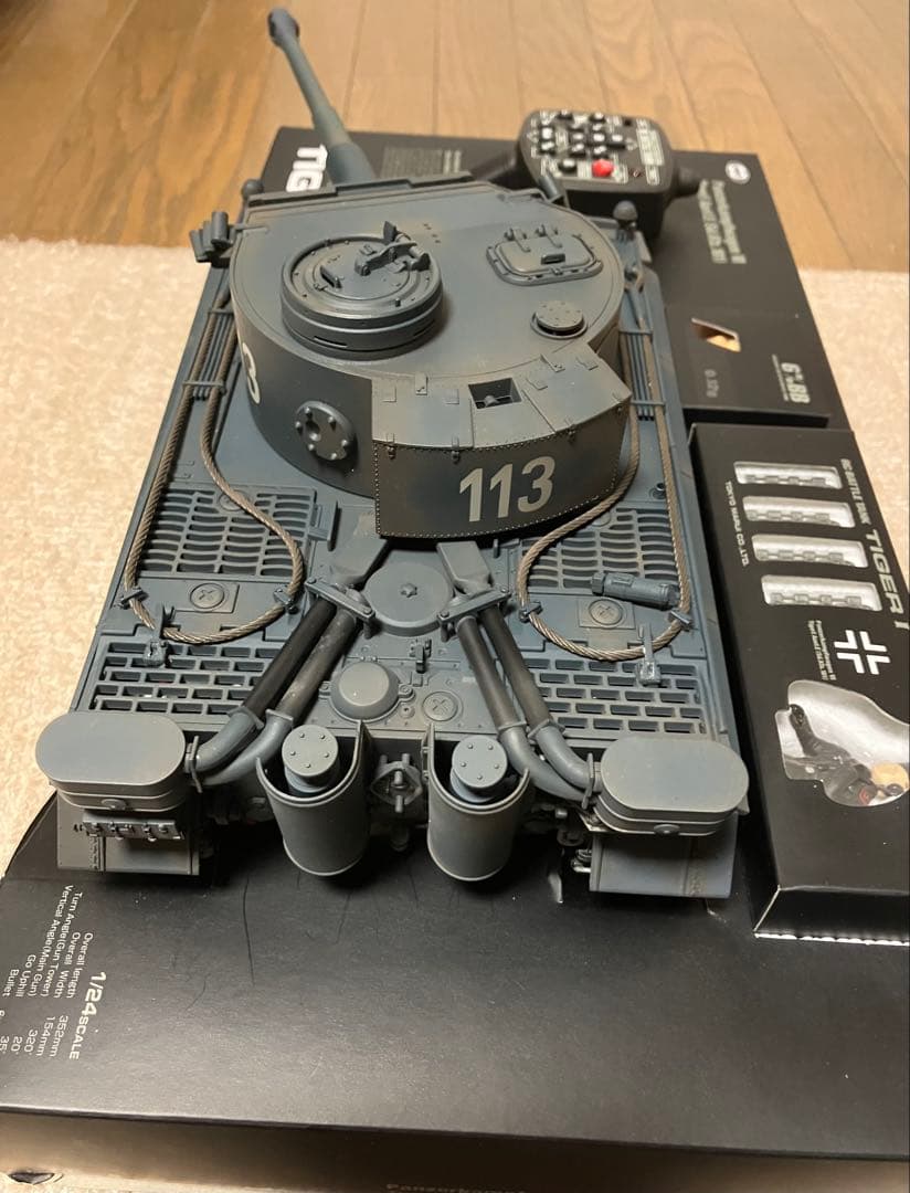 ◯全可動します　ラジコンタイガー戦車　東京マルイ製品1/24