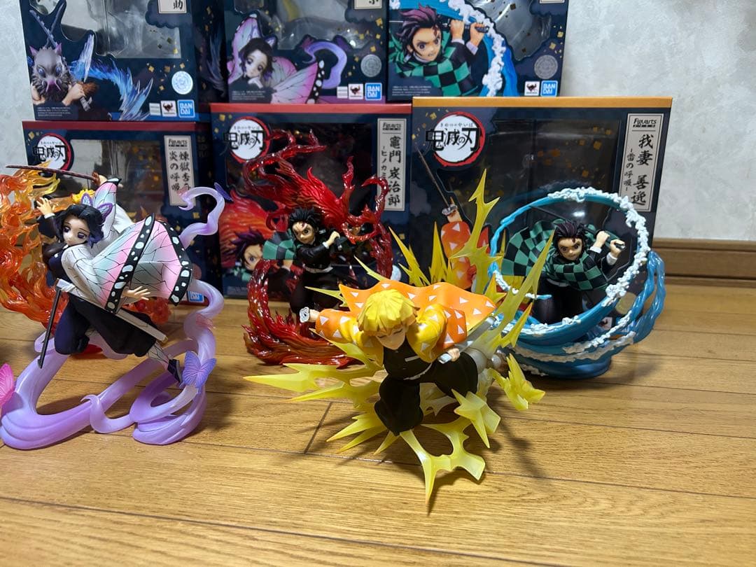 鬼滅の刃　フィギュアーツZERO 5体セット　中古品