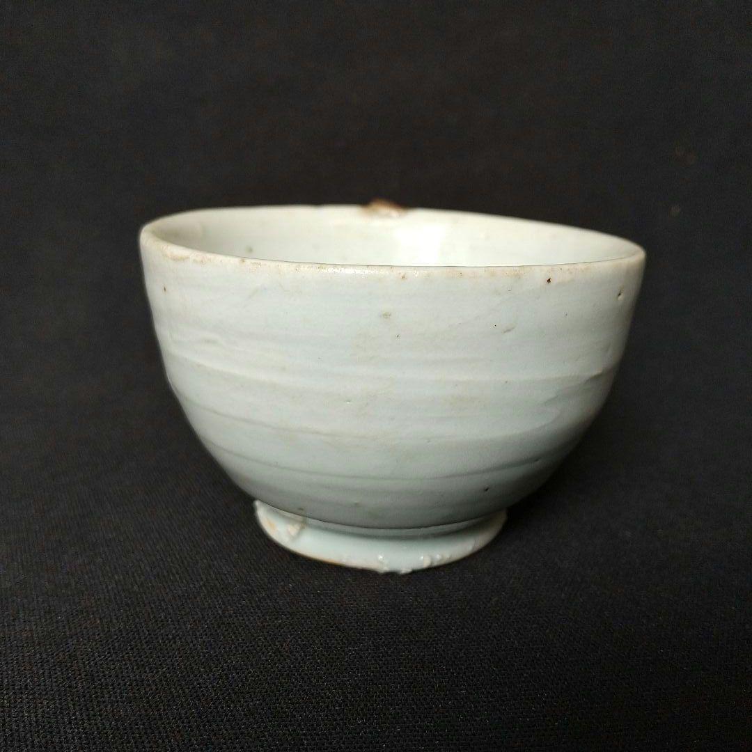 李朝  片耳杯  盃  希少  貴重  骨董  茶道具