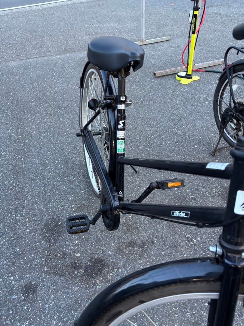 ASAHIの自転車　26インチ　黒色