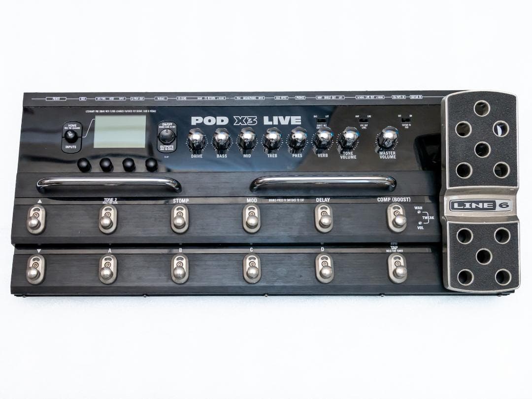 LINE6　POD X3 LIVE　マルチエフェクター　電源あり