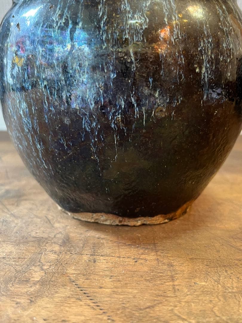 仙台　堤焼き　小壺　③ 古民具　古雑貨　アンティーク