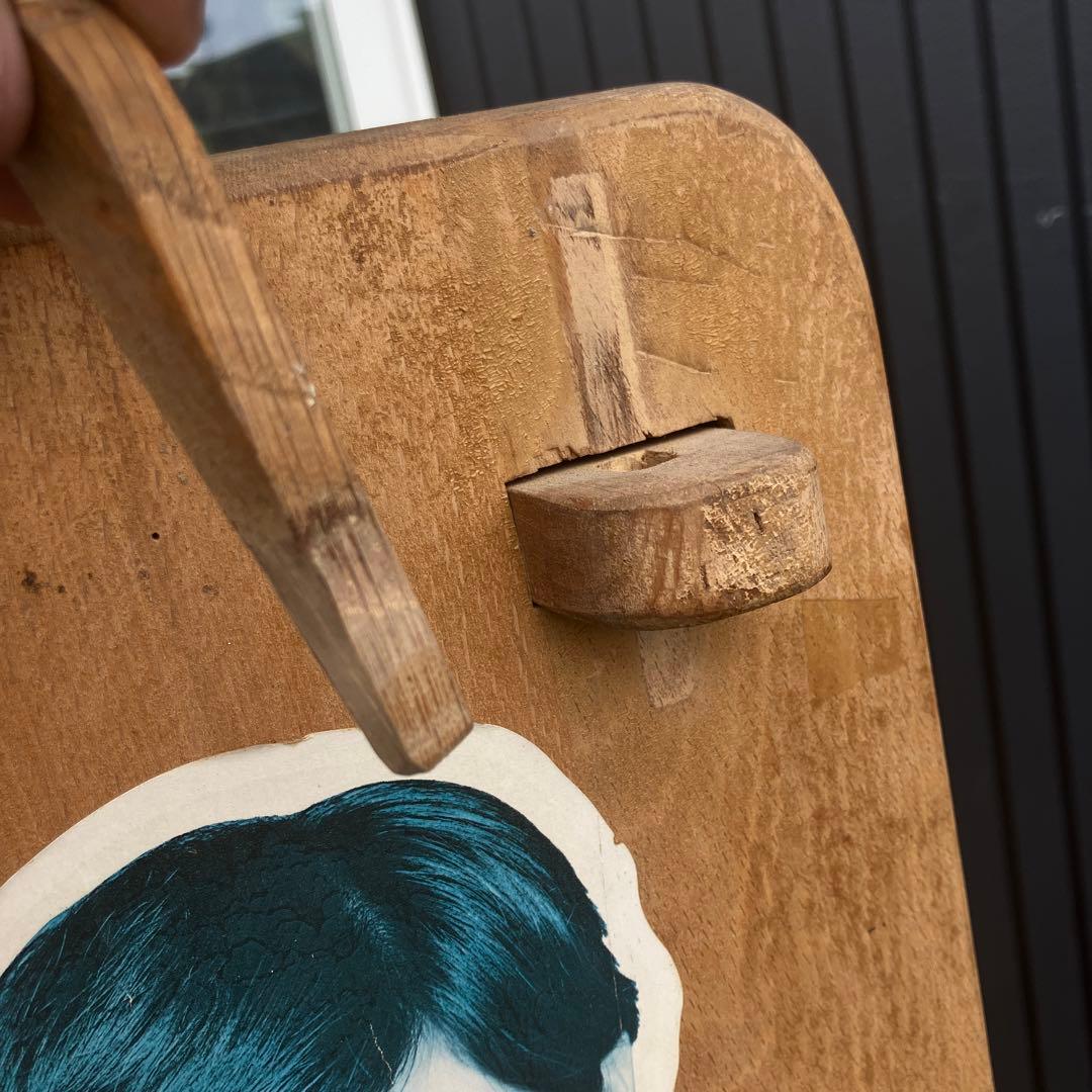 昭和レトロ ミッドセンチュリー くさび型 楔棚 木製オープンラック 本棚 飾り棚