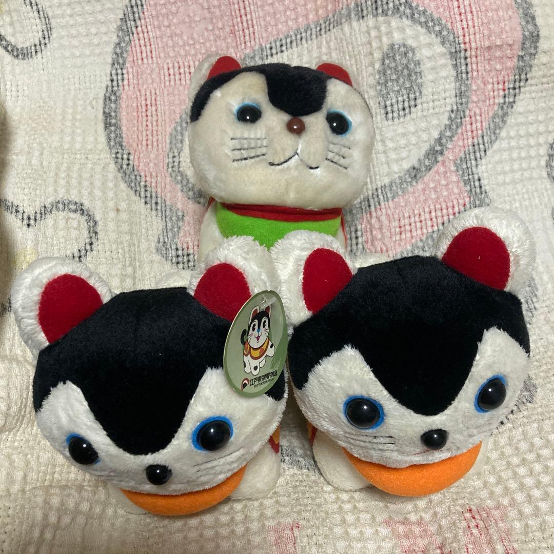 狛犬　犬張子　ぬいぐるみ　中古品　5コセット　YAMAGISHI&江戸東京博物館